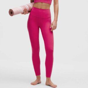 NEW Lululemon Align High-Rise Pant 25" Raspberry Coulis Size 4